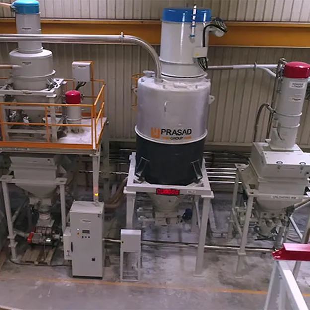 Test Setup for Silo Discharge